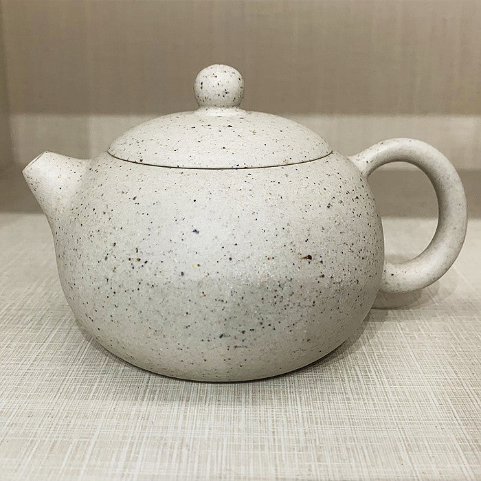 Master Collection-- Purple sand white Handmade Teapot (M403)