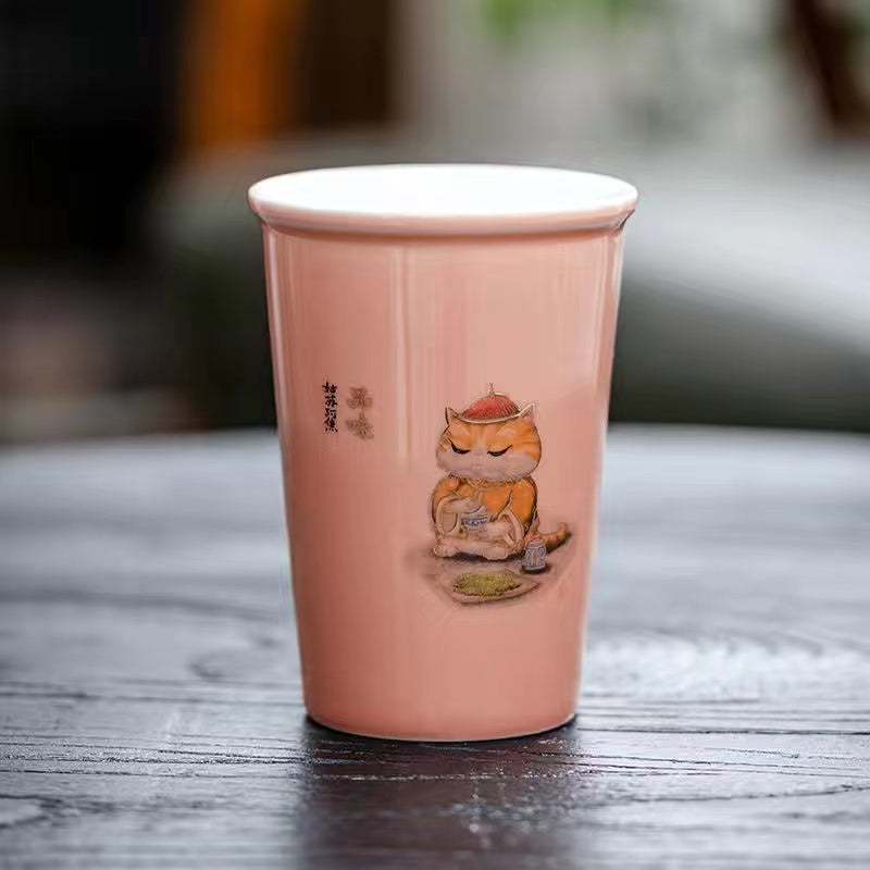 Jingdezhen vintage ceramic cola mug