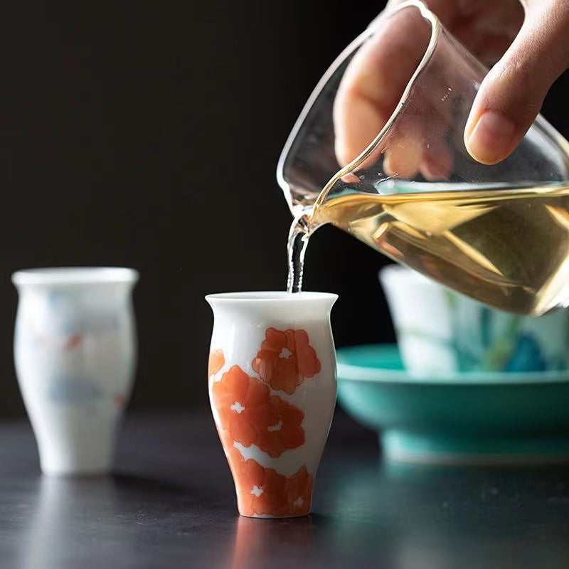 Pure hand-painted fragrant cup