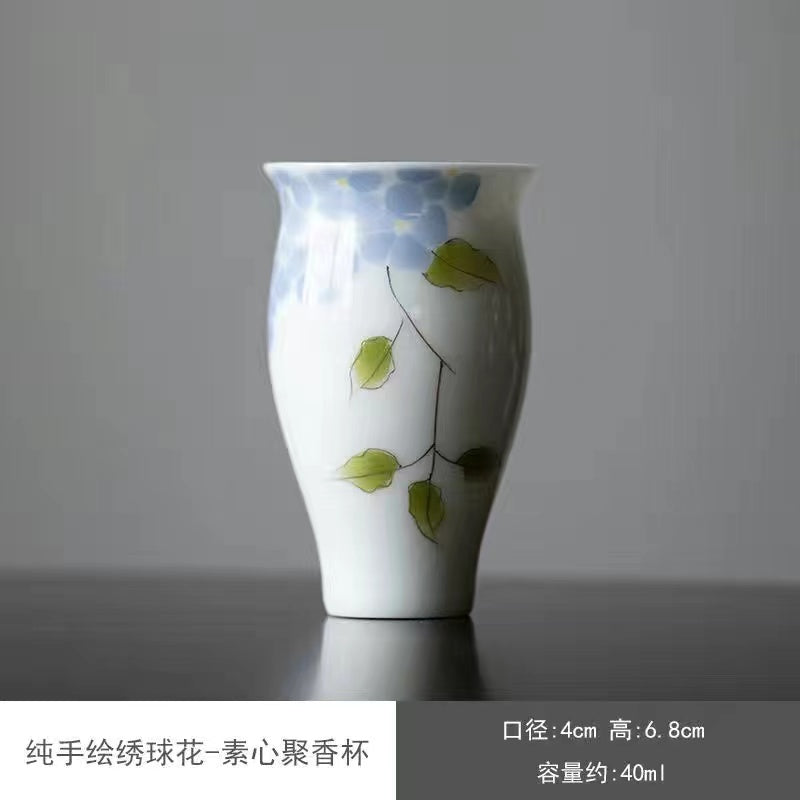 Pure hand-painted fragrant cup