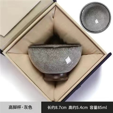 High grade black ice tea set will melt into ice tea cup when meeting water