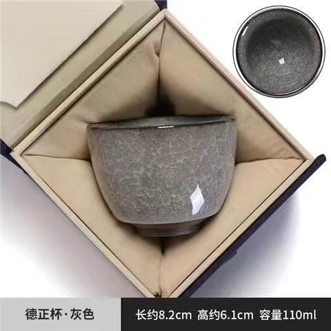 High grade black ice tea set will melt into ice tea cup when meeting water