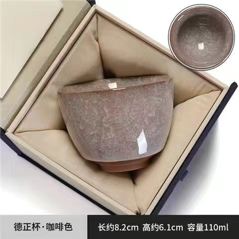 High grade black ice tea set will melt into ice tea cup when meeting water