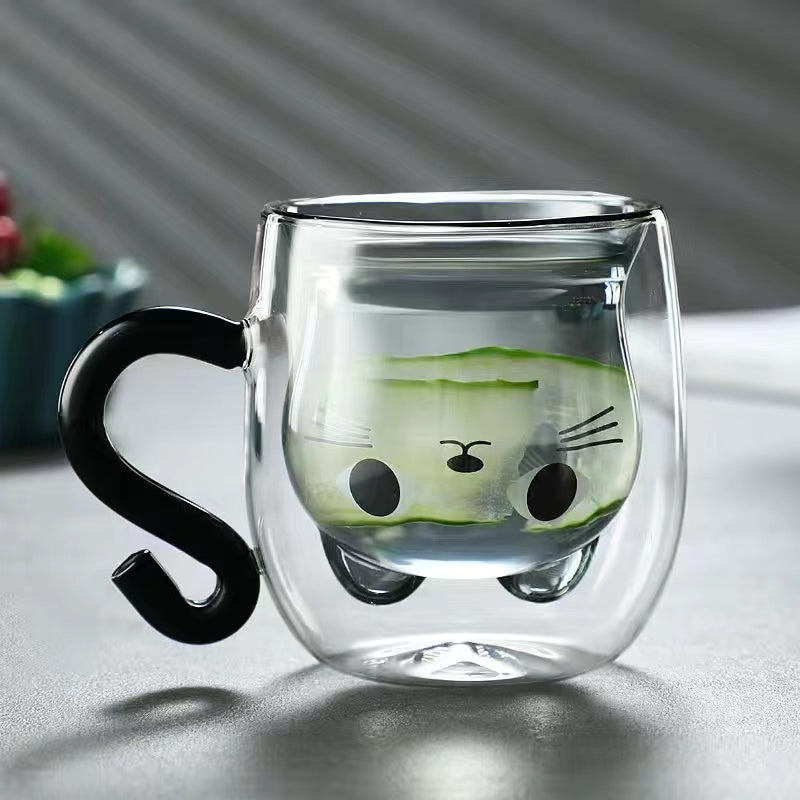 Cute Animal Juice Glass Cup