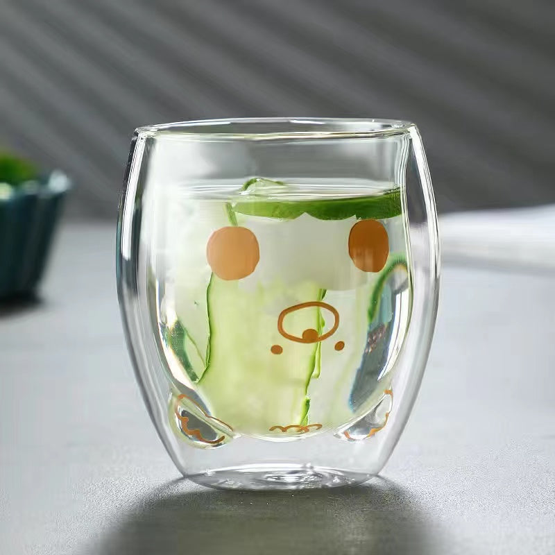 Cute Animal Juice Glass Cup