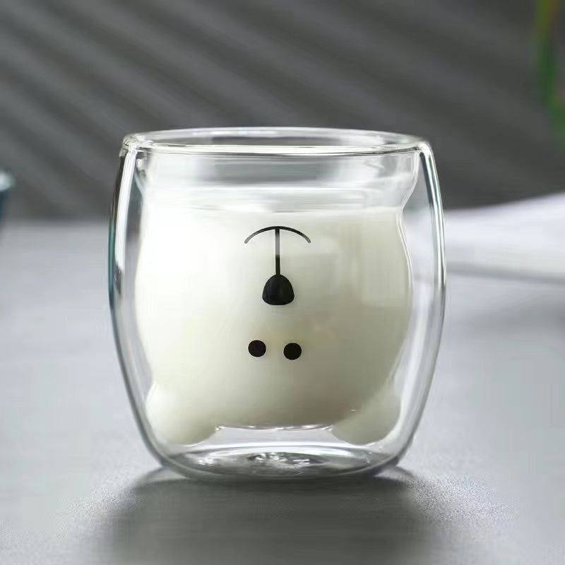 Cute Animal Juice Glass Cup