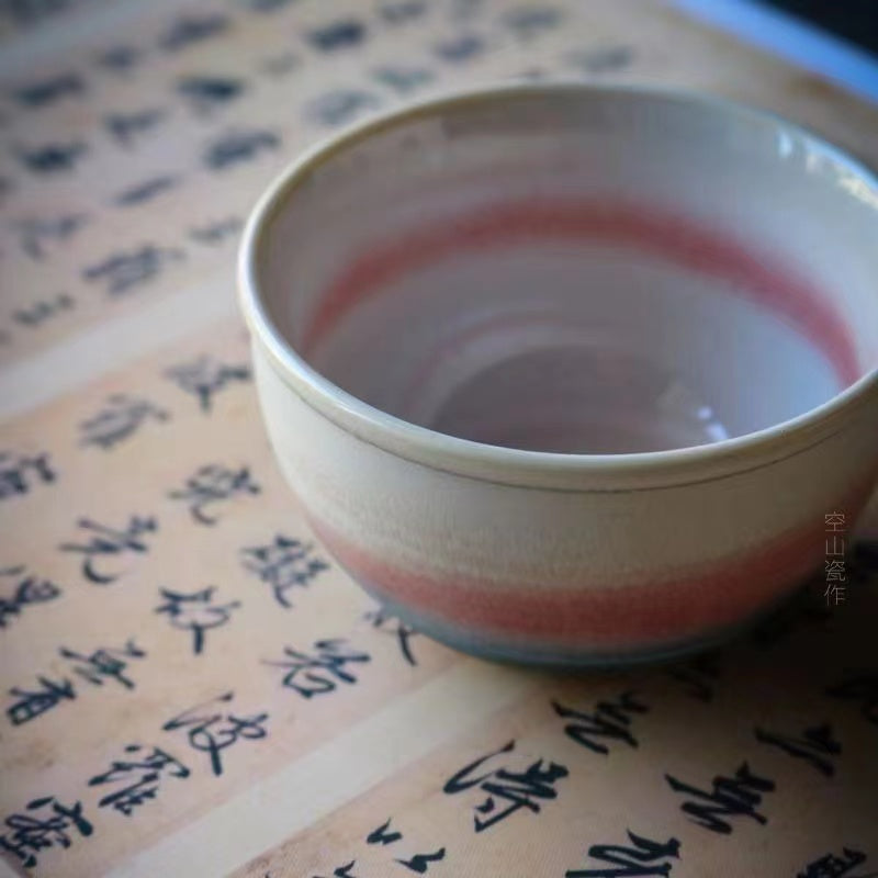 Vintage ink tea drinking personal cup