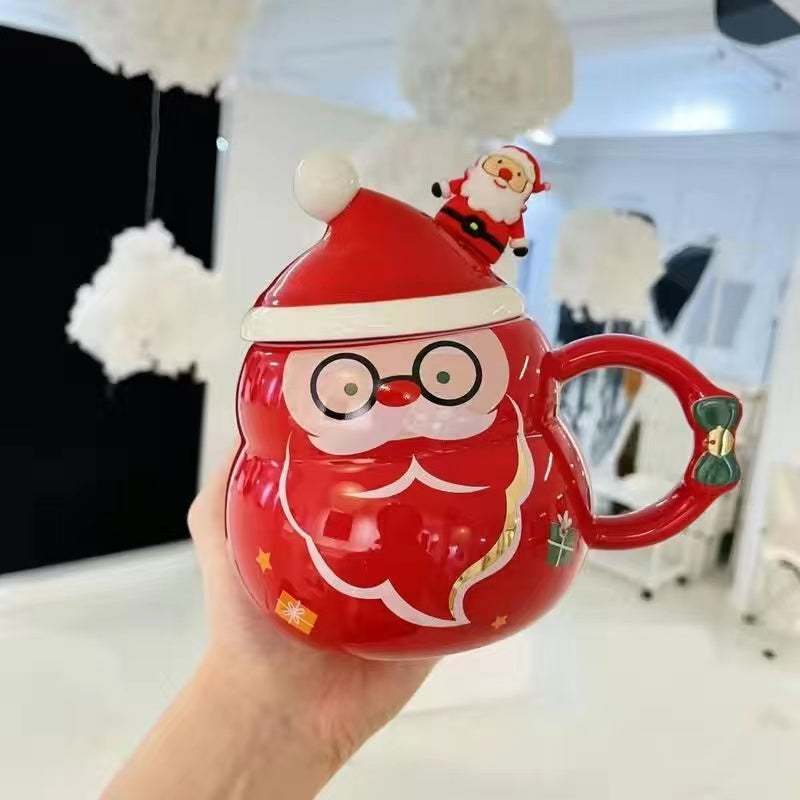 Creative Christmas snowman mug