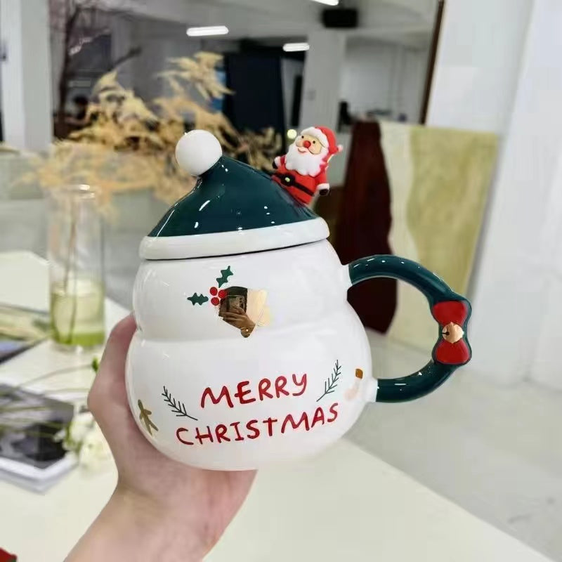 Creative Christmas snowman mug