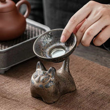 Load image into Gallery viewer, Tea filter set Vintage tea residue filter Household tea making filter Tea strainer
