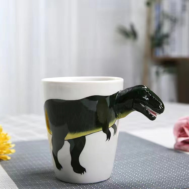 Creative cartoon ceramic cup 3D animal mug