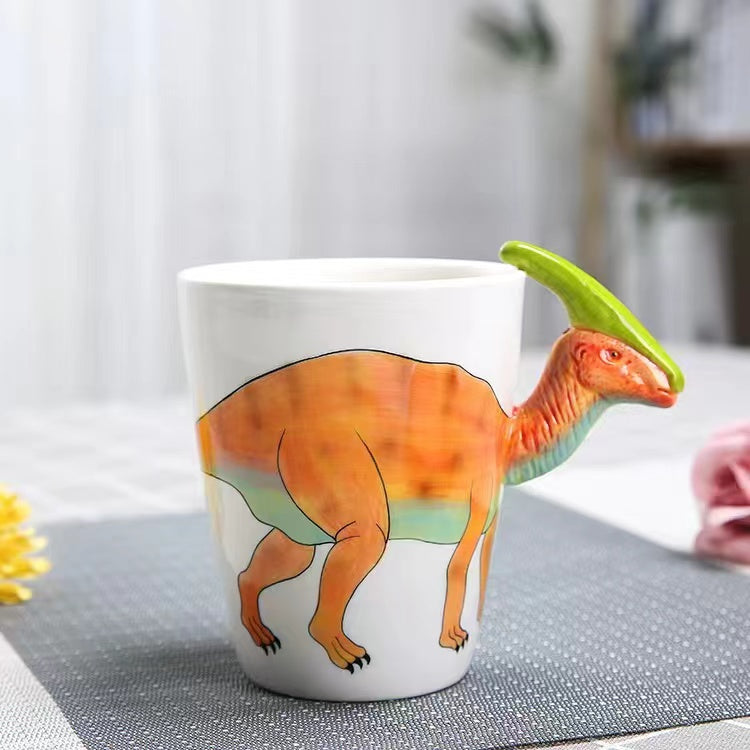 Creative cartoon ceramic cup 3D animal mug