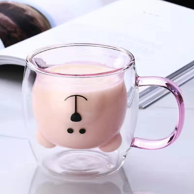 Cute Animal Juice Glass Cup