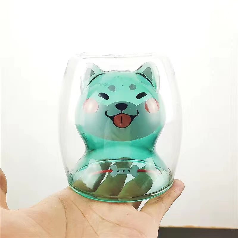 Cute Animal Juice Glass Cup