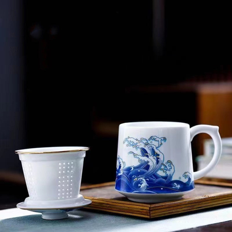 Jingdezhen enamel color ceramic Tea cup