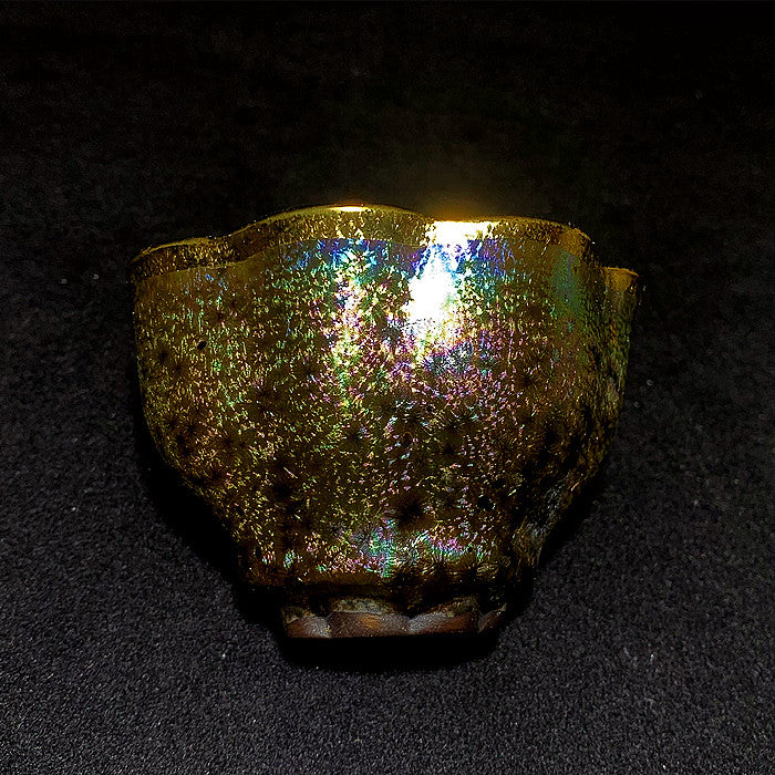 Golden Peacock Tea Cup