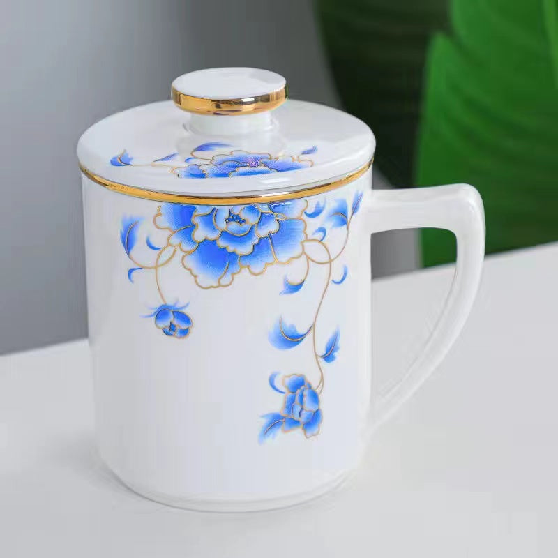 Sheep fat jade cup tea separating cup