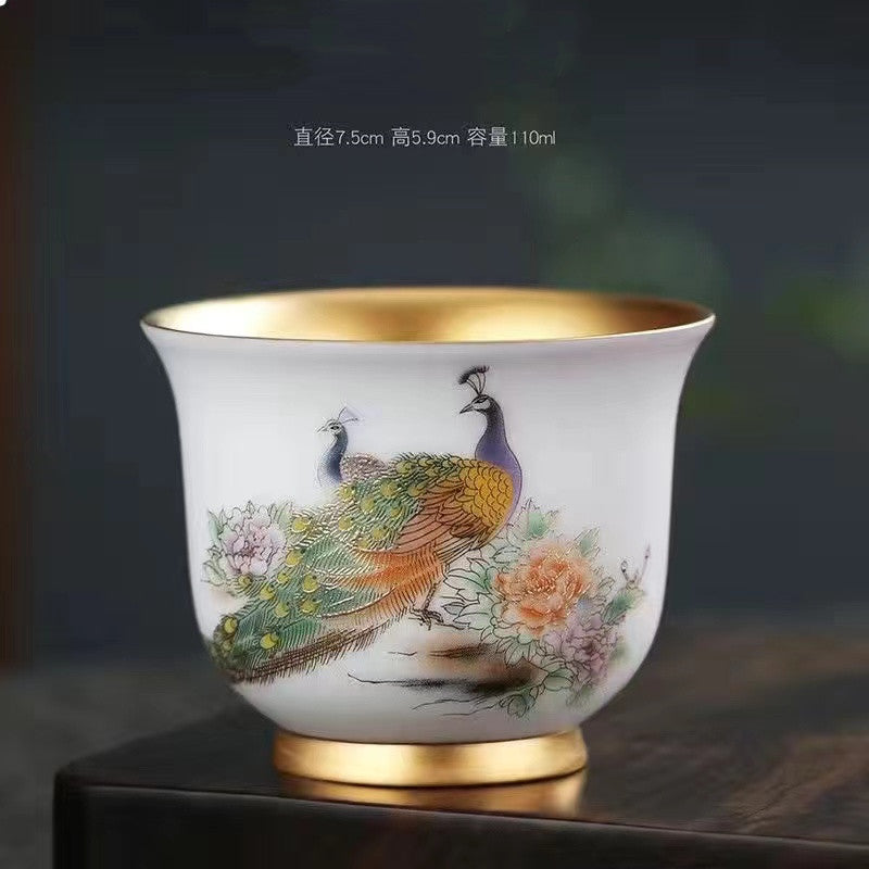 Master Collection----Hand-painted gold master cup masterTea Cup (M453)