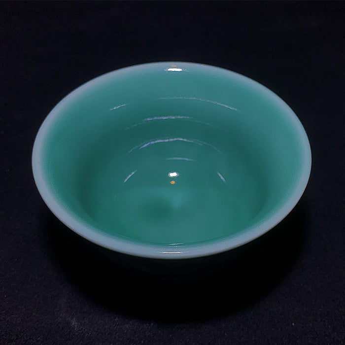 Green dragon teacup