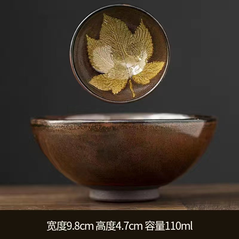 Master Collection----Jianzhan Muye Tianmu Calendars Pure Handcrafted MasterTeacup(M460)