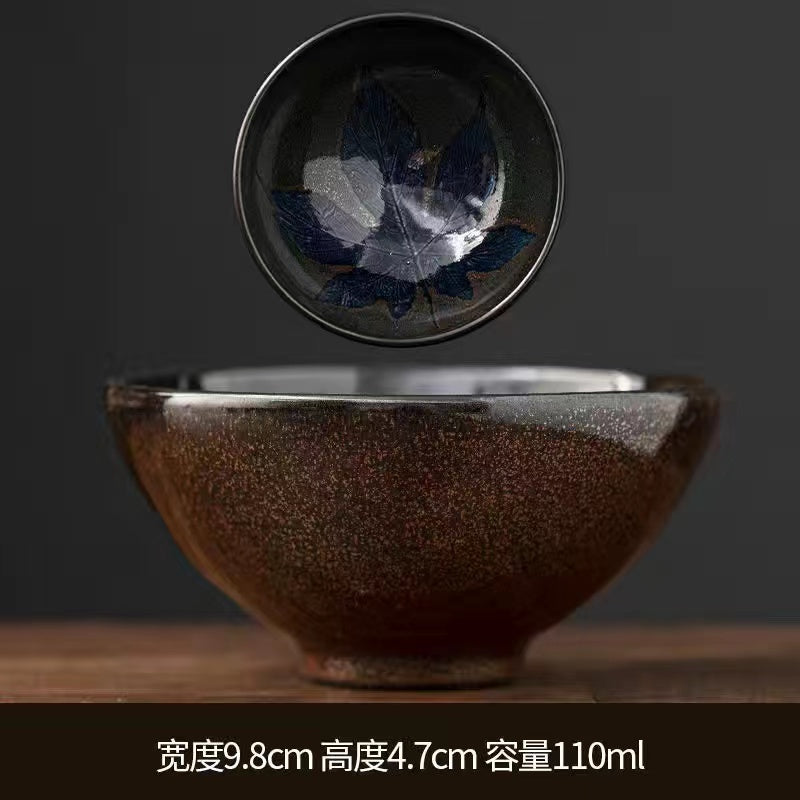 Master Collection----Jianzhan Muye Tianmu Calendars Pure Handcrafted MasterTeacup(M460)