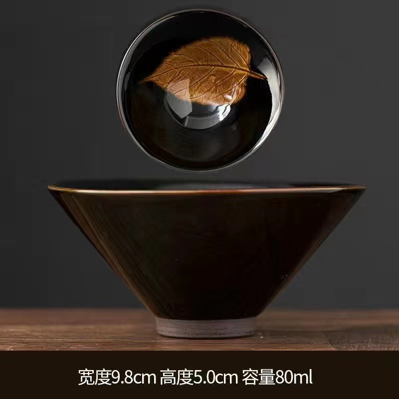 Master Collection----Jianzhan Muye Tianmu Calendars Pure Handcrafted MasterTeacup(M460)