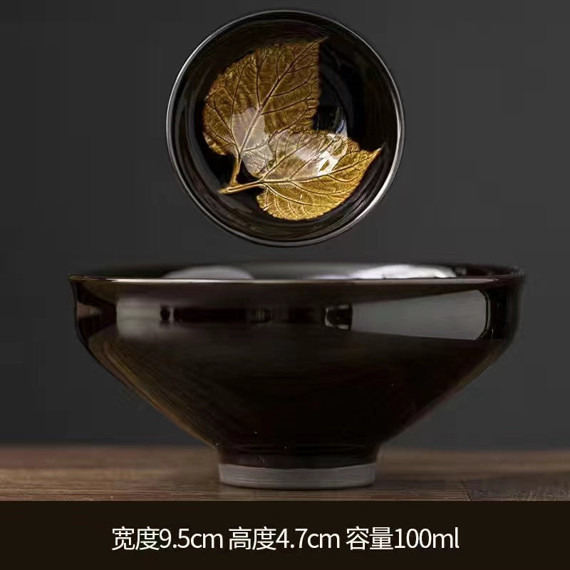 Master Collection----Jianzhan Muye Tianmu Calendars Pure Handcrafted MasterTeacup(M460)