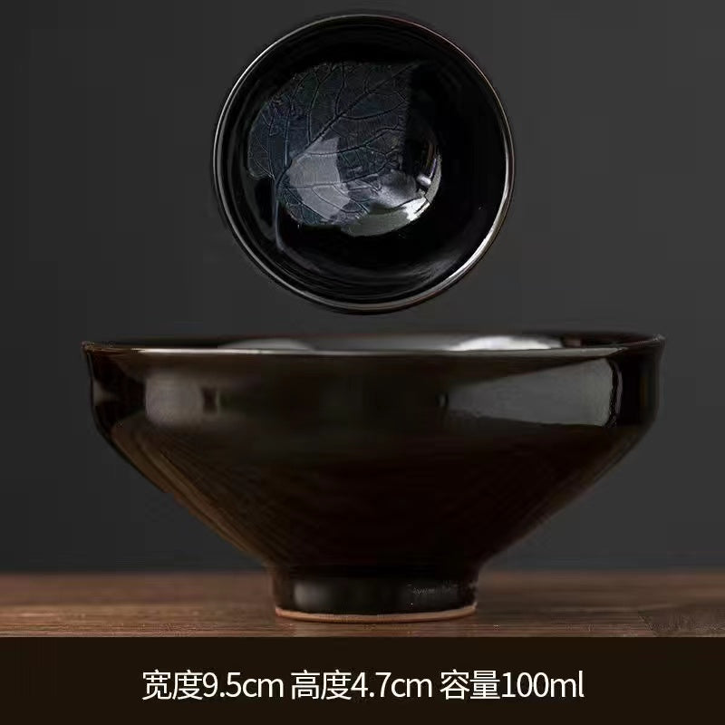 Master Collection----Jianzhan Muye Tianmu Calendars Pure Handcrafted MasterTeacup(M460)