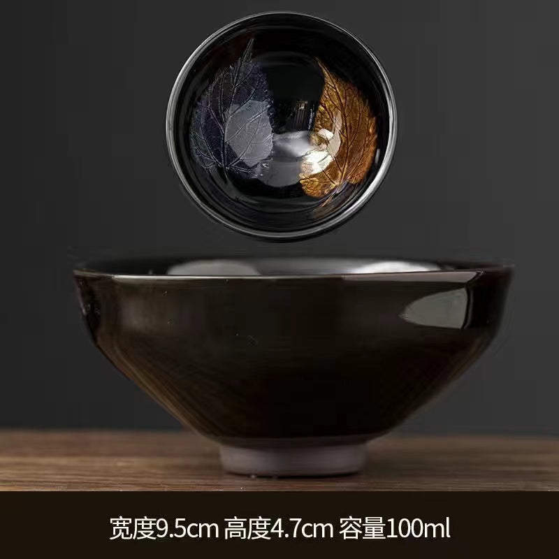 Master Collection----Jianzhan Muye Tianmu Calendars Pure Handcrafted MasterTeacup(M460)