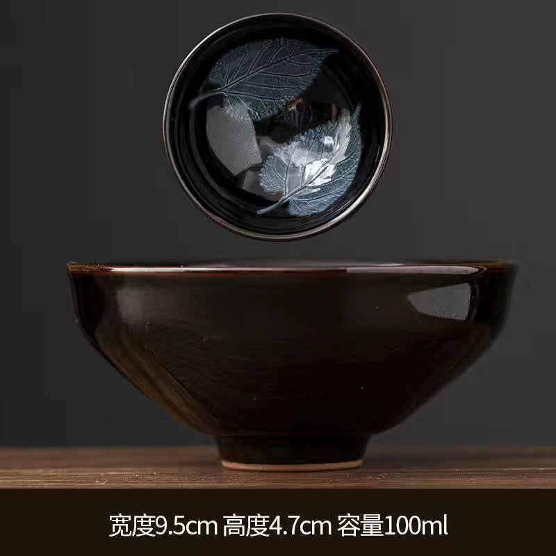 Master Collection----Jianzhan Muye Tianmu Calendars Pure Handcrafted MasterTeacup(M460)