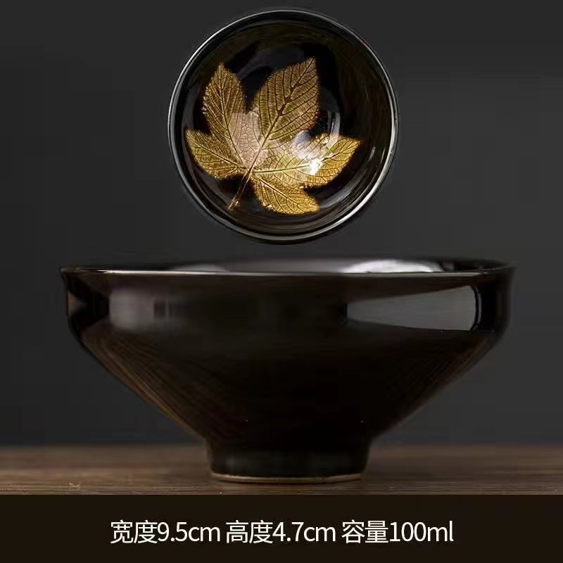 Master Collection----Jianzhan Muye Tianmu Calendars Pure Handcrafted MasterTeacup(M460)