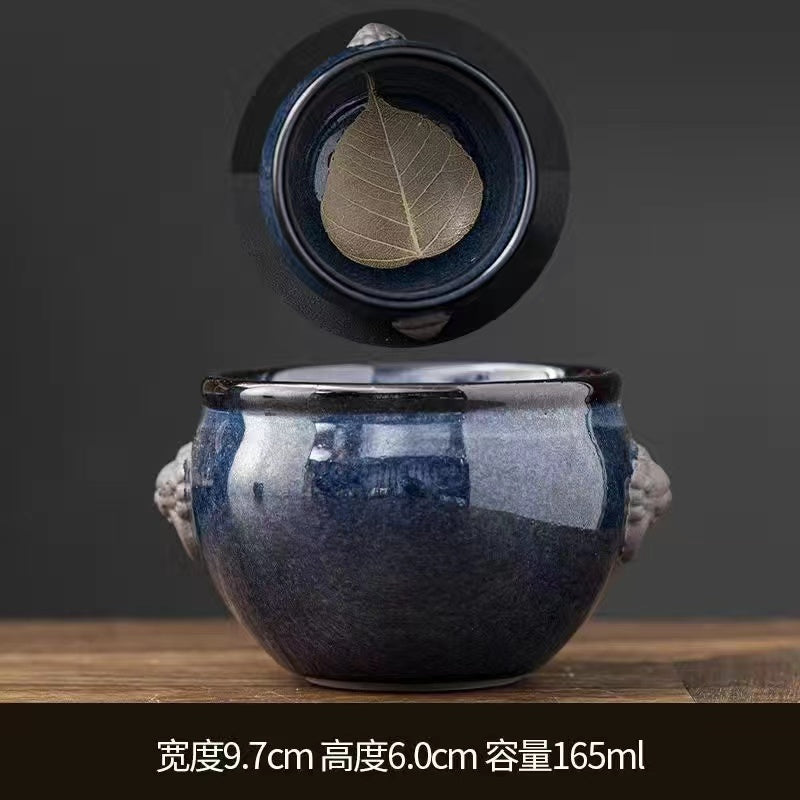 Master Collection----Jianzhan Muye Tianmu Calendars Pure Handcrafted MasterTeacup(M460)