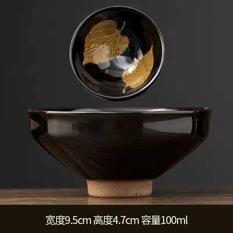 Master Collection----Jianzhan Muye Tianmu Calendars Pure Handcrafted MasterTeacup(M460)