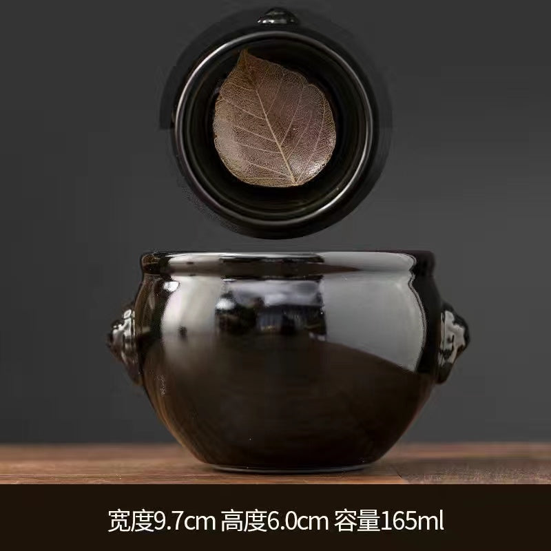 Master Collection----Jianzhan Muye Tianmu Calendars Pure Handcrafted MasterTeacup(M460)