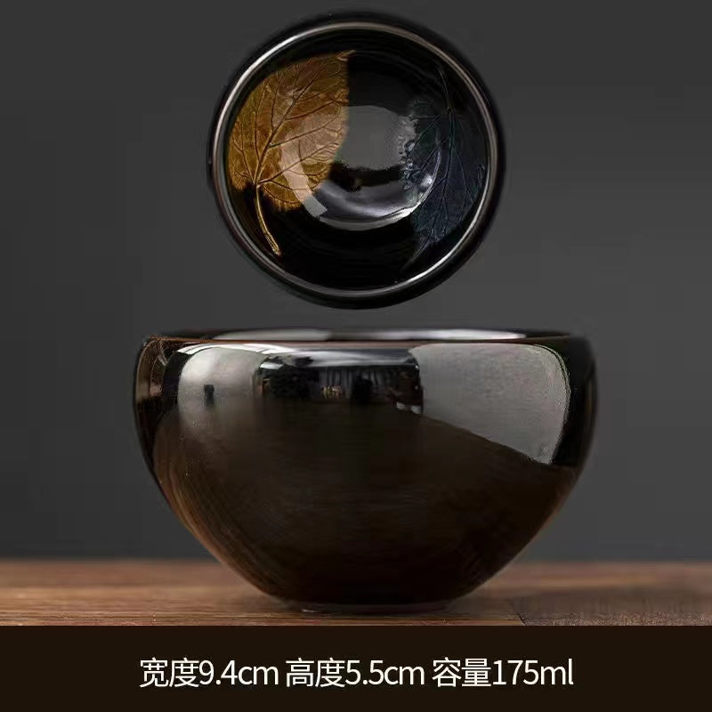 Master Collection----Jianzhan Muye Tianmu Calendars Pure Handcrafted MasterTeacup(M460)