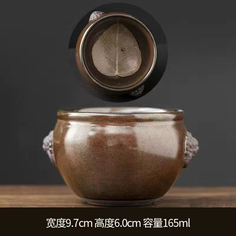 Master Collection----Jianzhan Muye Tianmu Calendars Pure Handcrafted MasterTeacup(M460)