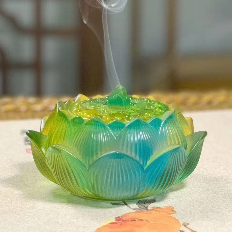 Premium glazed incense burner