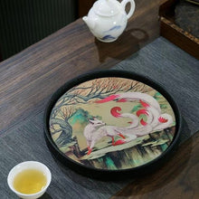 Load image into Gallery viewer, Nine-tailed Fox Absorbent Dry Brewing Tea Tray
