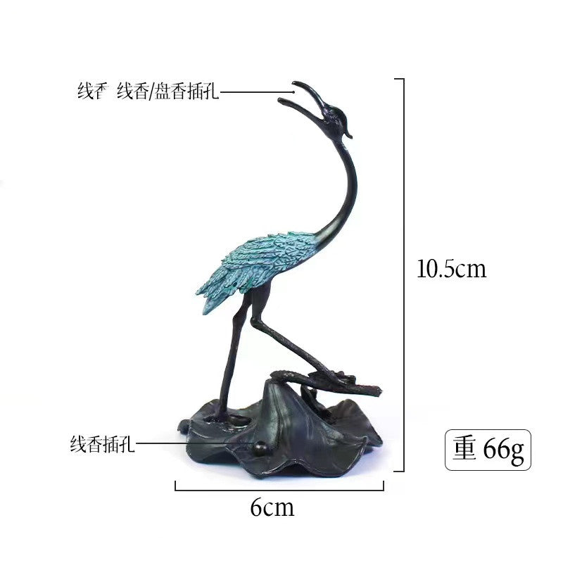 Immortal Crane Incense Burner