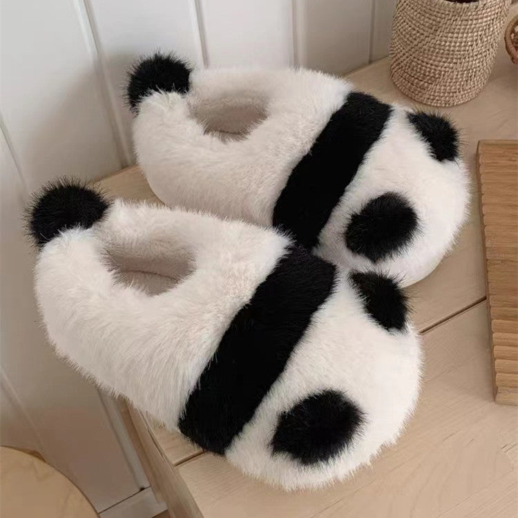 Winter Warm Panda Slippers