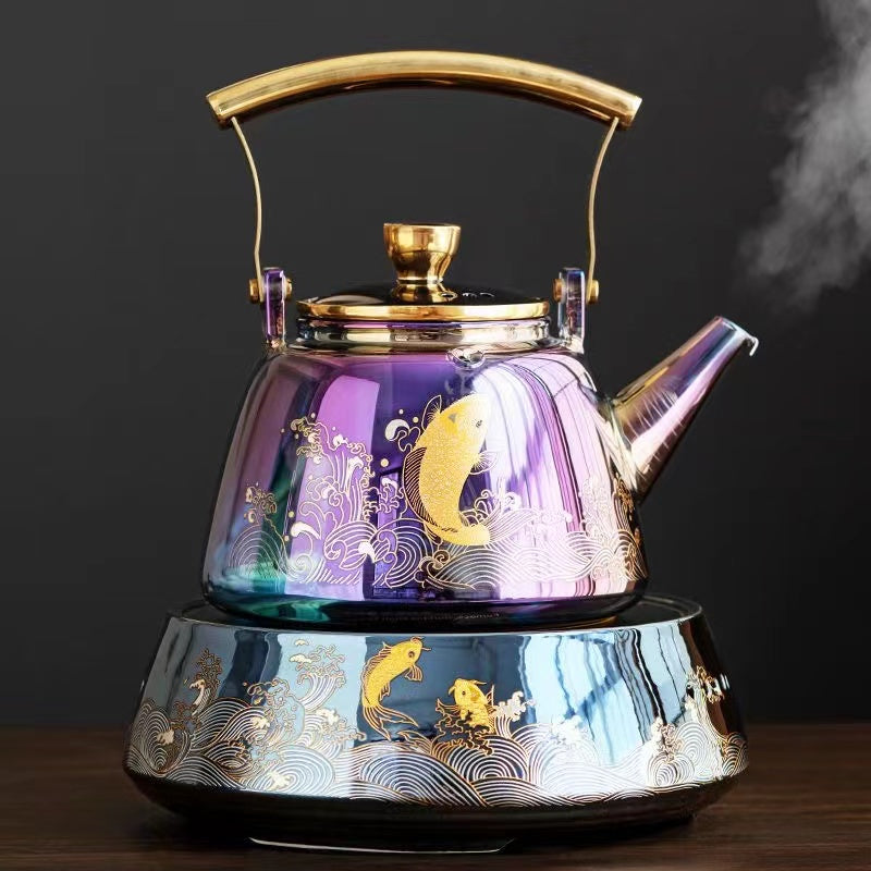 Tea boiler glass boiling tea pot electric pottery stove