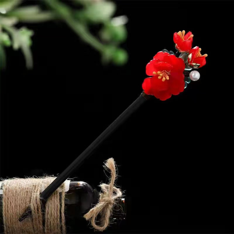 Hairpin Chinese style classical chicken wing wood hairpin