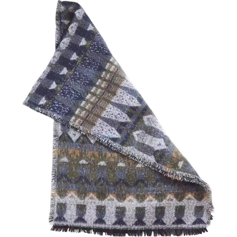 shawl scarf winter thickening