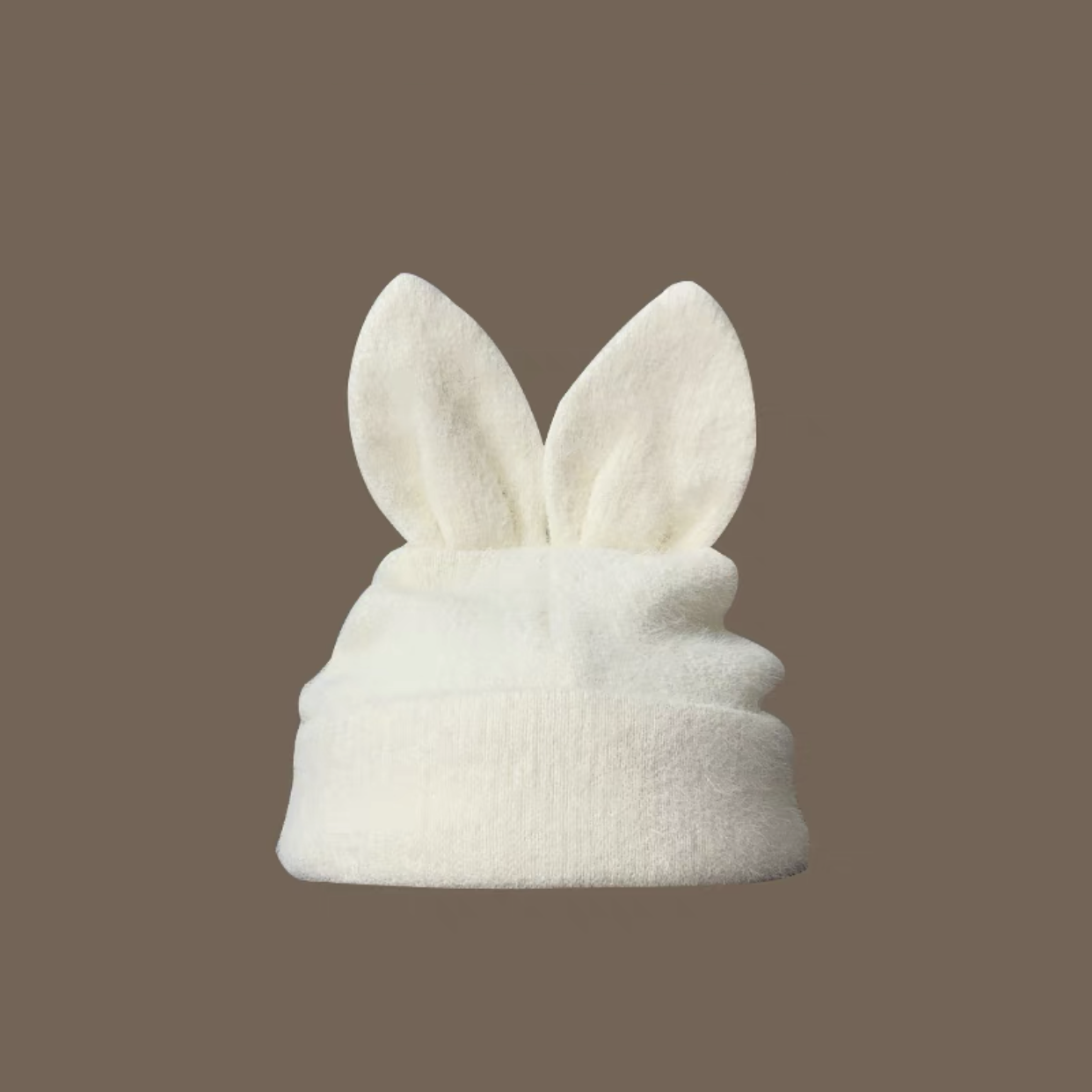 Rabbit ears wool hat autumn and winter knitted hat warm