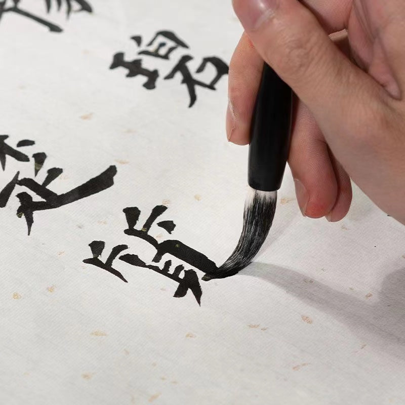 Entry Level  Chinese Calligraphy writing brush pens, ink, paper and ink stone Set