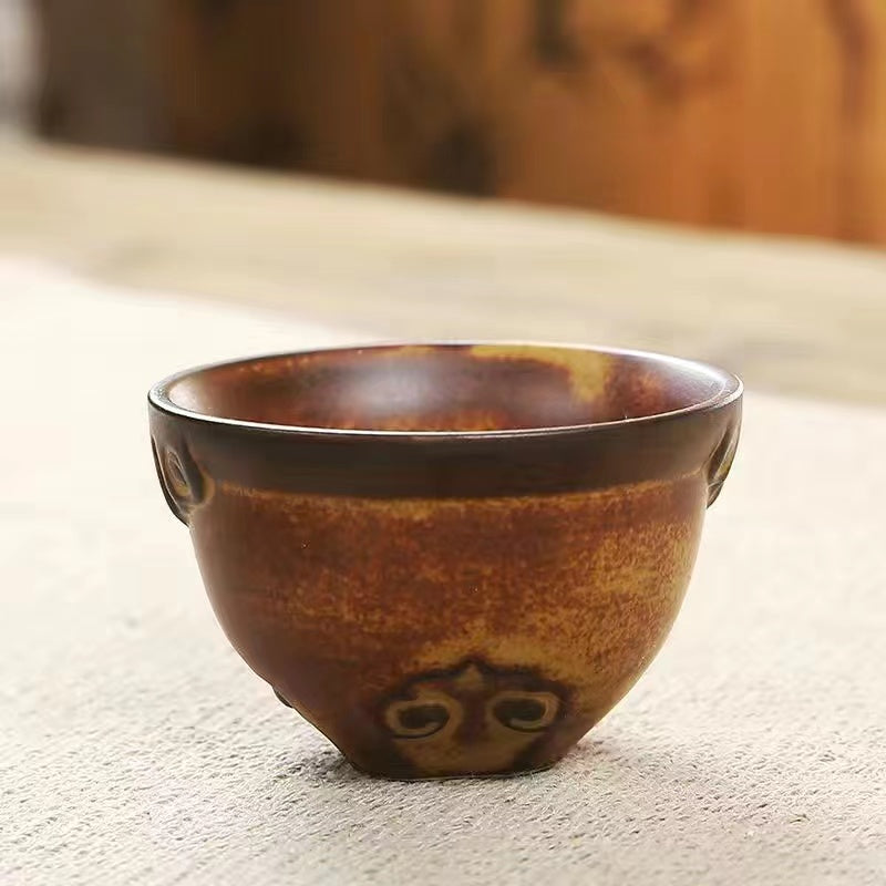 Vintage Rough Pottery Tea Cup