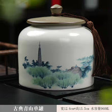 Load image into Gallery viewer, New Hand Painted Tea Cans Tea Jar
