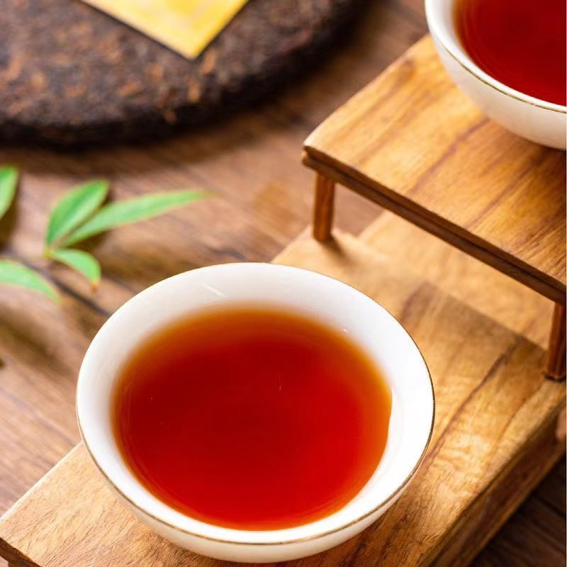 Authentic Chinese Origin Tea- Ripe Puerh Fermented Cake Tea (50g)