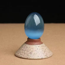 Load image into Gallery viewer, Crystal Egg Orb Colourful Cat&#39;s Eye Stones
