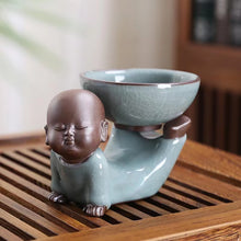 Load image into Gallery viewer, Ceramic Zodiac Tea Strainer Tea Leak Tea Tray Ornament
